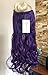 Long Thick One Piece Wavy Purple Clip in Hair Extensions 20