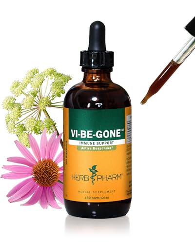 Herb Pharm Vi-Be-Gone Liquid Herbal Formula with Lomatium for Active Immune System Support - 4 Ounce Herb Pharm Vi-Be-Gone Liquid Herbal Formula with Lomatium for Active Immune System Support - 4 Ounce