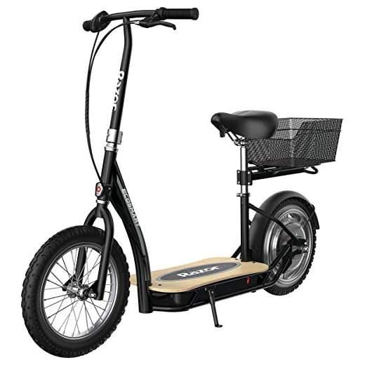 Razor EcoSmart Metro HD Electric Scooter Hub-Driven Motor - Black - FFP