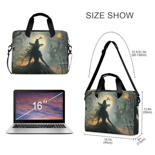 Funda de portátil ALAZA Witch Halloween 13-15.6 pulg miniatura 4