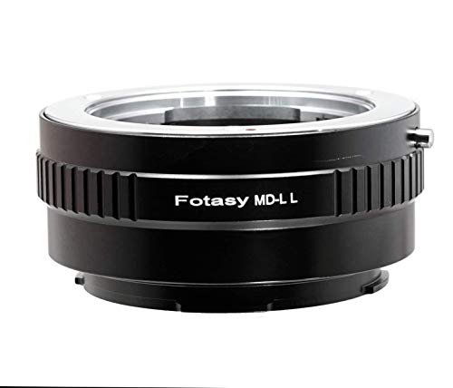 Image of Fotasy Minolta Rokkor MD Lens to L Adapter, Copper, MD Lens Adapter to L Mount, Compatible with Panasonic S1 S1H S1R S4 S5 Leica SL SL2 TL2 TL Leica T Sigma fp fp L Mirrorless Camera