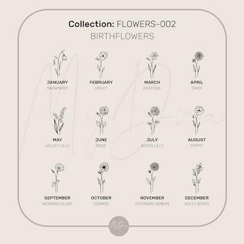 Collier de fleurs personnalisé : le cadeau de naissance idéal gravé - 3