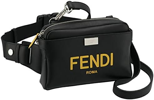 Amazon Fendi フェンディ バッグ メンズ Fendi Yellow Pack Pequin ボディバッグ ウエストポーチ Nero Sunflowers Palladio 7va493 Adm8 F0r2a 並行輸入品 Fendi フェンディ ボディバッグ ワンショルダー