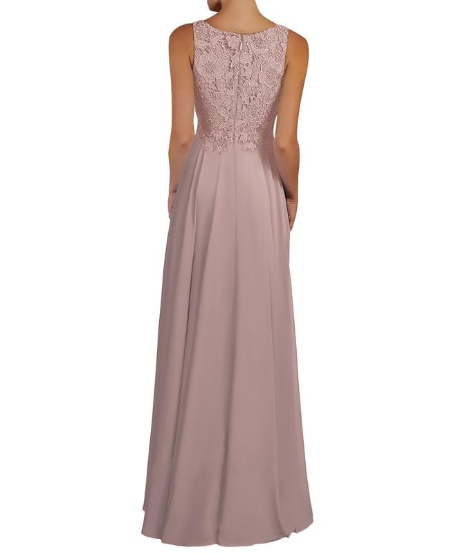 Mother of The Bride Dresses for Wedding Long Sleeve Chiffon Evening Dress Lace Formal Gowns with Jacket3