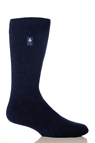 HEAT HOLDERS Mens LITE Socks Navy Mens 7-12