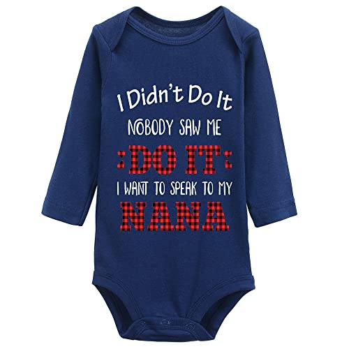 I Want to Speak to My Nana Short Sleeve Long Sleeve Infant Bodysuits