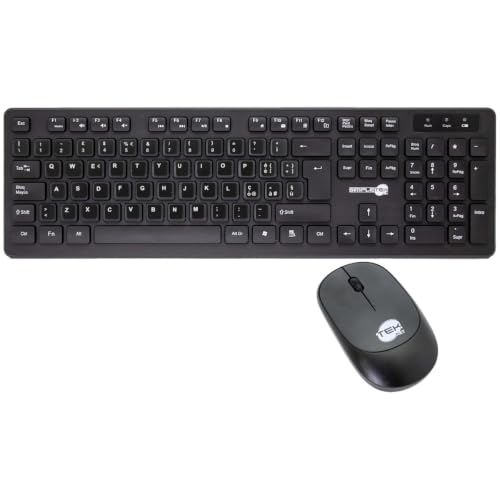 Clavier sans fil QWERTY IT Simpletek MK-03B avec souris