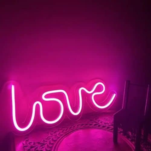 Image of Zesta Neon Sign Board LED Neon Light | Neon Lights for Room Bedroom Decor | Good Vibes Wall Aesthetic | LED Signs for Room Decoration, Logo Light Display