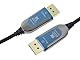 PremiumCord Optisches 8K DisplayPort 1.4 Kabel M/M 25m, Stecker auf Stecker, 32,4Gbps, Video 8K@60Hz, 5K@60Hz, 4K@60Hz 2160p, Vergoldete Anschlüsse, Blau/Schwarz