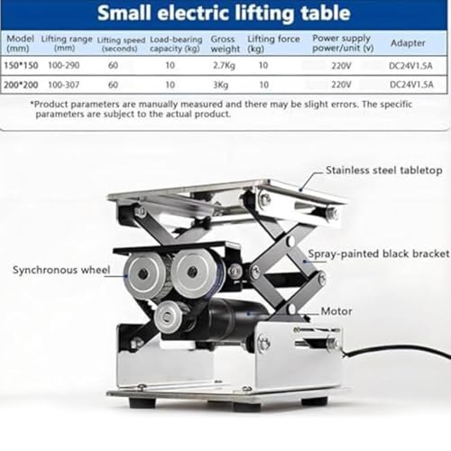 Plataforma elevadora industrial regulable de 10 kg para laboratorios 4