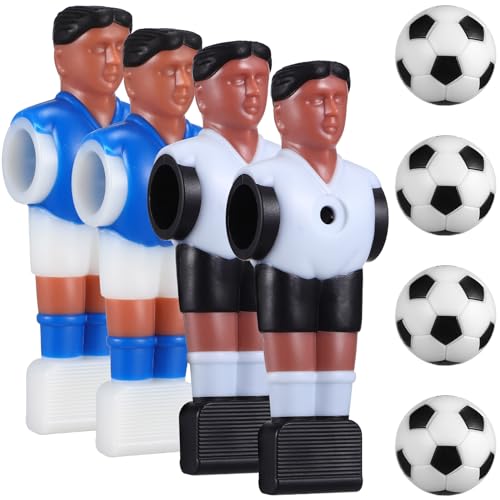 Repuestos de futbolín con pelotas mini y figuras resistentes para mesas de escritorio de madera