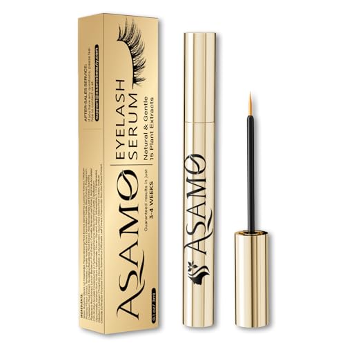 Eyelash Growth Serum – 15 Plant Extracts for Longer Lashes, Natur...