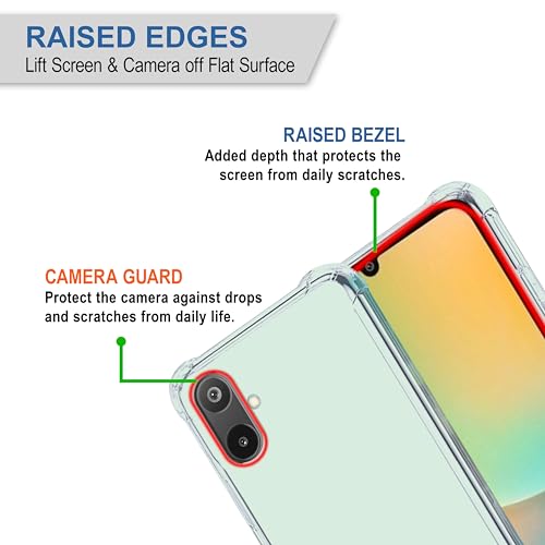 Image of CEDO Samsung Galaxy M06 / F06 (5G) Bumper Case | Soft Jel Flexible Thin Full Protection Shock Proof Clear TPU Back Case Cover for Samsung Galaxy M06 / F06 (5G) (Transparent)