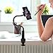 Aduro Phone Holder for Desk Gooseneck Bed Mount Cell Phone Stand Clamp with Adjustable Arm Compatible with All iPhone Galaxy Black