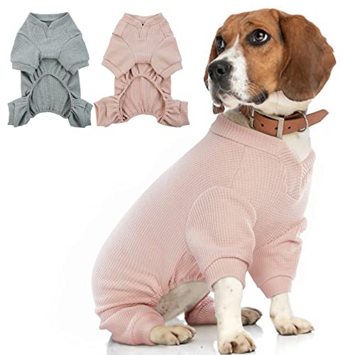 Hjumarayan Dog Surgery Recovery Suit, Stretchy Onesie with Legs, Post Op Recovery Suit Male, Dog Body Suit after Surgery