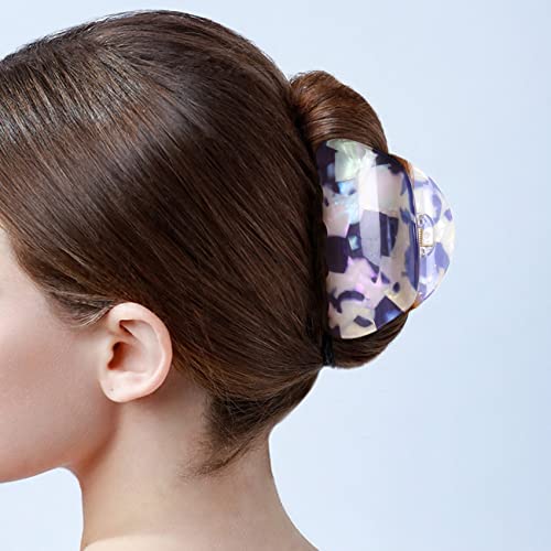 Jayongnee Clip Hair Claw Clips For Women, Shell Hair Clips For Thin Hair, French Design Acrylic Hair Barrettes With Print Hair Accessories For Women Girls Strong Hold Jaw Clips #TOP2