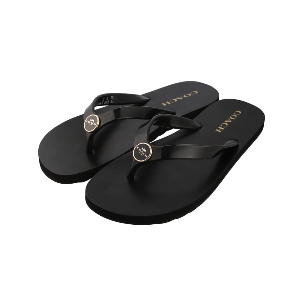 Amazon | [COACH] [コーチ] サンダル Zayn Rubber Flip Flops US5B