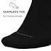 Feetures Therapeutic Max Cushion Quarter Sock - Non-Binding Diabetic Socks - Black, M (1 Pair)