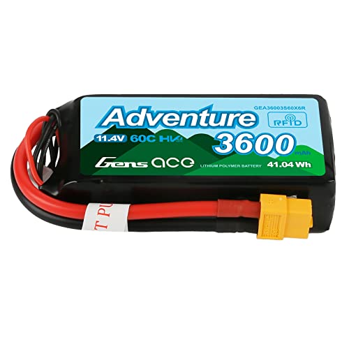 Gens ace 3S Lipo Battery 11.4V 60C 3600mAh Lipo Battery Pack