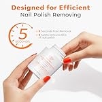 Modelones Nail Polish Remover Acetone-Free & Non Drying Nail Polish Remover Pot with Sponge-Top Lid Contains Jojoba Oil Professional Nail Remove Jar for Home Salon (80 ml) - Image 3