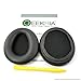 Geekria QuickFit Replacement Ear Pads for MDR-10RBT, MDR-10RNC, MDR-10R Headphones Ear Cushions, Repair Parts with Video Guide (Black)