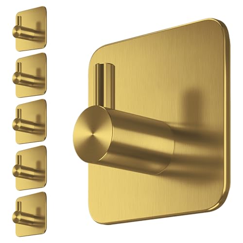 4smile Handtuchhalter ohne Bohren, 6 Stück