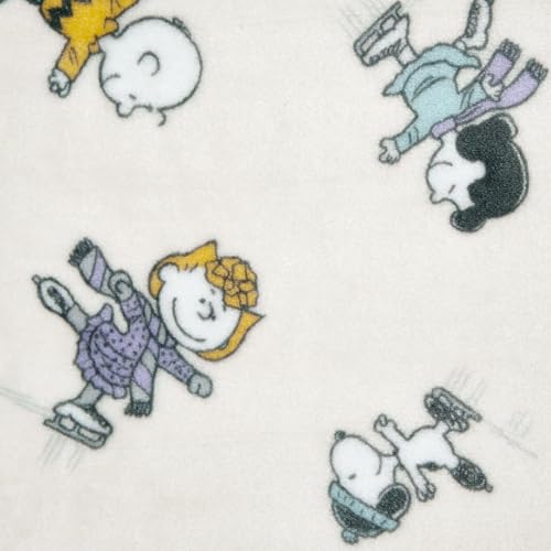 nishikawa【西川】 スヌーピー フード付きブランケット 120X70cm 洗える 5WAYブランケット 毛布 ひざ掛け ボレロ ポンチョ使い方いろいろ やわらか あたたか アイボリー FQ95407603 PN5653BD [5]