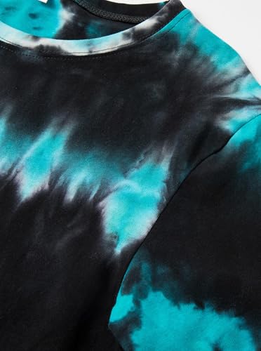 Image of Remidoo Women's Casual Oversized T Shirt Short Sleeve Graphic Tee Letter Tie Dye Shirts