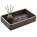 Plateaux de vanité multifonctionnels — Parfaits pour divers scénarios tels que les meubles TV de salon, les bureaux, les tables de chevet de chambre, les coiffeuses et les consoles d'entrée. Ils répondent à diverses exigences de rangement et améliorent la fonctionnalité de n'importe quelle zone de votre maison