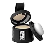 BOLDIFY Poudre de Racine de Cheveux (Blond Clair), Retouche Racines Instantanée, Camoufle Cheveux Gris, Résultat Naturel 4g
