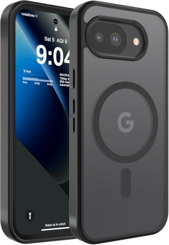 Image of Translucent Case Cover for Google Pixel 10A, Aero-Space Grade Protection Cover (Frosted Matte Black Magnetic)