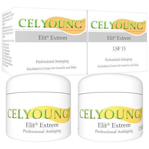CELYOUNG Elit Extrem Creme + Elit LSF 15 Antiaging Hauptpflege für Gesicht Hals und Dekolletee
