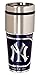 New York Yankees 16oz Travel Tumbler with Metallic Wrap