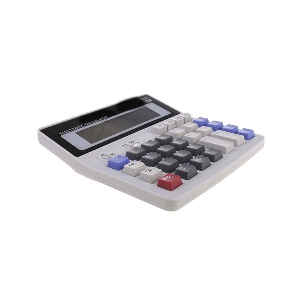 Calcolatrice, Calcolatrice da Tavolo Calcolatrice Elettronica Scientifica di Base Calcolatrici da Tavolo Calcolatrice Palmare con Grande Display LCD a 12 Cifre for Ufficio Scolastico (Colore : 1)