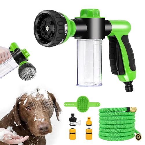 Pup Jet Dog Wash Set 8 in 1 Dog Wash Hose Nozzle with Dog Bathing Brush Dog Wash Sprayer with Soap Dispenser Dog Shower Attachment Sprayer Nozzles for Indoor Outdoor Pet Pup Dog Wash Pup Jet Dog Wash Set 8 in 1 Dog Wash Hose Nozzle with Dog Bathing Brush Dog Wash Sprayer with Soap Dispenser Dog Shower Attachment Sprayer Nozzles for Indoor Outdoor Pet Pup Dog Wash