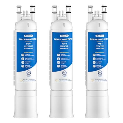 Image of FPPWFU01 Water Filter Replacement Compatible with Frigidaire FPPWFU01 Water Filter, EPPWFU01, PurePour PWF-1, EPPWF01 PureAdvantage PWF-1 (3 PCS)