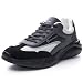 Produktbild Alpine Swiss Stuart Herren-Sneakers, grob, modisch, Schwarz (Schwarz / Grau), 41 EU
