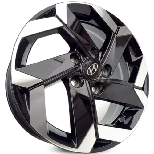 4 RODAS KR S37 MODELO CRETA ULTIMATE/ARO 16X6 / (5X114) ET43 cor:Preta Diamantada