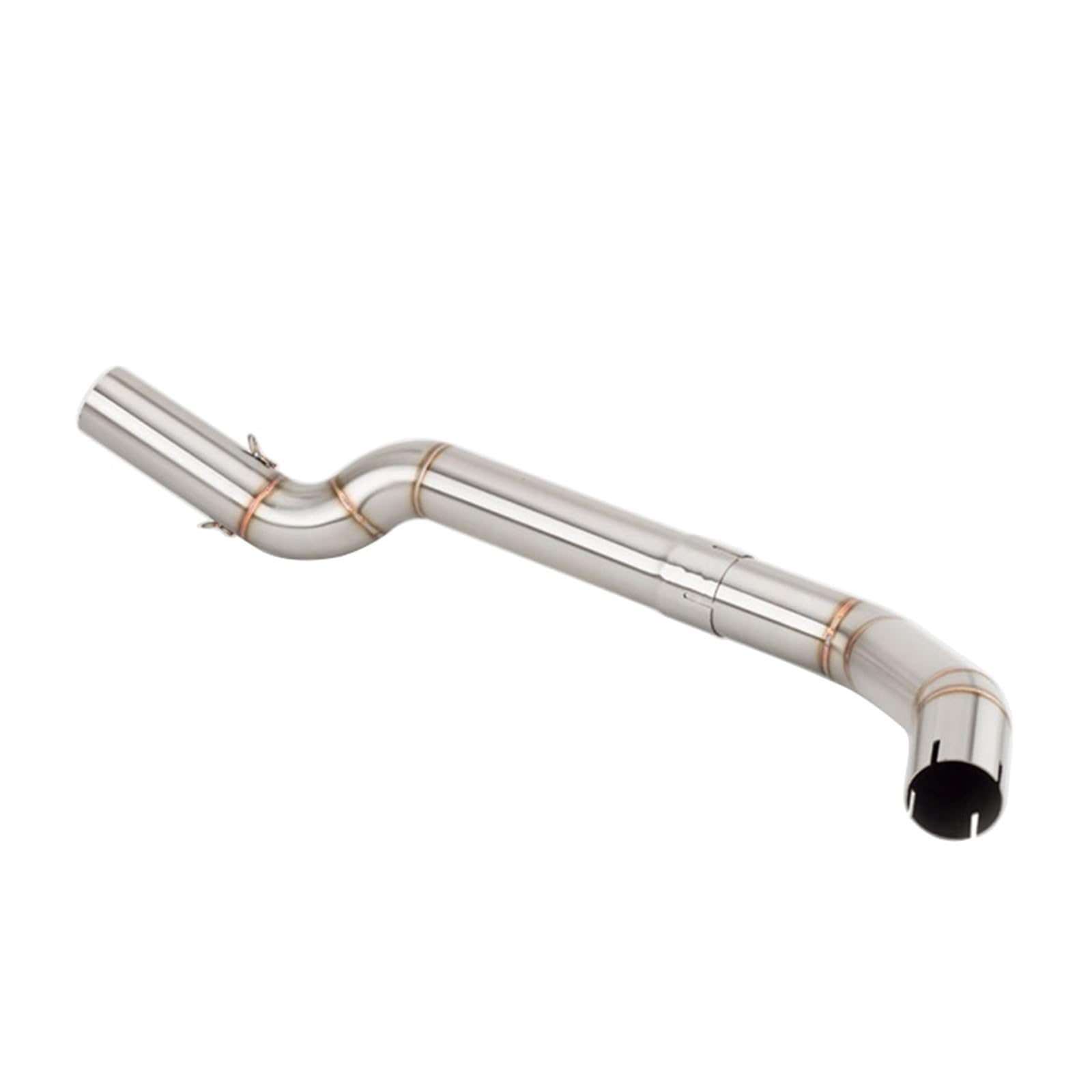 Marmitta Moto Per CBR600RR F5 2003-2017 Sistemi Scarico Moto Tubo Fuga Collegamento Tubo In Acciaio Inossidabile Collegamento 51mm Silenziatore Tubo centrale scarico(Dimensione:2003-2004)