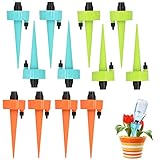Self Watering Devices, 12 Pcs Automatic Irrigation Spikes to water Plant, Slow Release Control Valve...