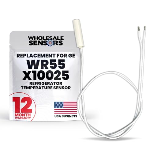 GE WR55X10025 Replacement Refrigerator Temperature Sensor 12 Month Warranty - Made in The USA