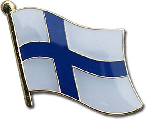 Épinglette Finlande pin's drapeau national pour veste et chapeau