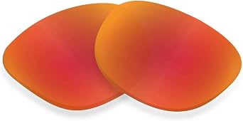 Sunglass Fix Replacement Sunglass Lenses Compatible for Blackfin BF575 Vulcano 52mm Polarized SFx Ultra Red-Orange Mirror Blue Pair