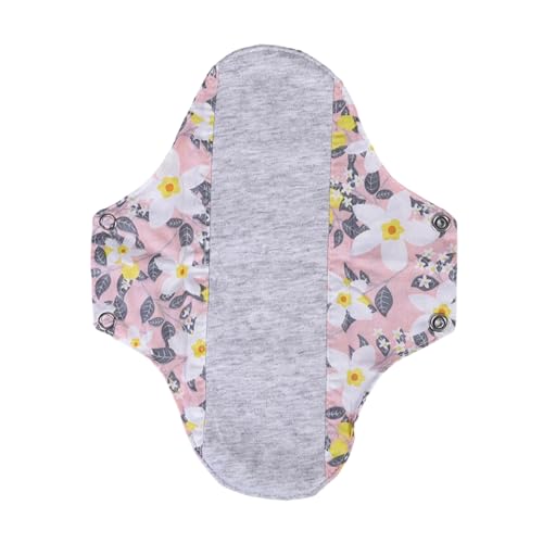 Servilletas menstruales - Almohadillas lavables, impermeables y antifugas, protección menstrual reutilizable y cómoda, toallas para mujeres para las reglas para pieles sensibles, f