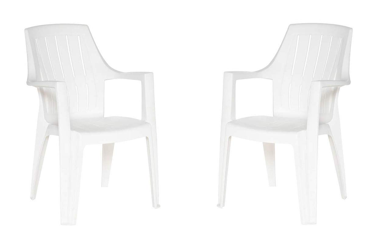 Supreme Turbo Spine Care Plastic Chair (White, 2)-image-11