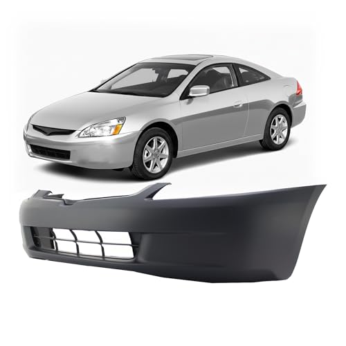 Image of FitParts Compatible with Honda Accord 2003-2005 Front Bumper Cover | Primed, Without Parking Sensor Holes, Sedan, Hybrid, Ready to Paint, OEM 04711SDAA90ZZ, HO1000210