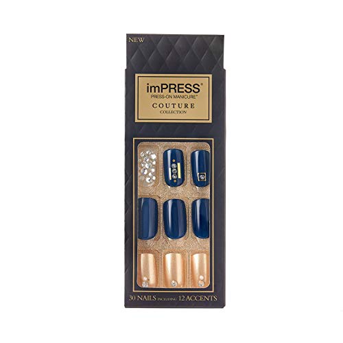 Kiss Impress Press-on Manicure One-Step Gel Nails Couture Collection - Haute (Pack of 1)