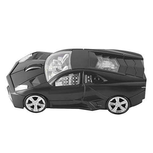 Chuyi Cool Sports 3D Car Shape Wireless Mouse Optical Cordless Mice With Usb Receiver For Office School Home Travel For Pc Laptop Computer Gift (Black-1 Pack) #TOP4