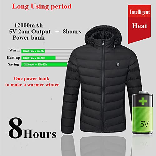 Chaleco calefactable para hombre para combatir el frío laboral 7