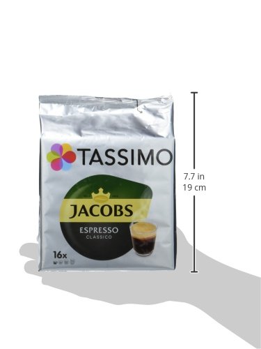 Capsules de café Tassimo Espresso Classico compatibles avec les machines à capsules Bosch Tassimo 16 pièces. - vue 5